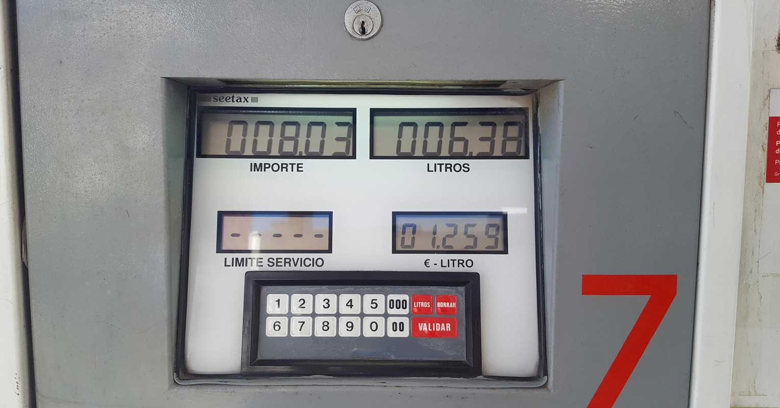 Contador de gasolina