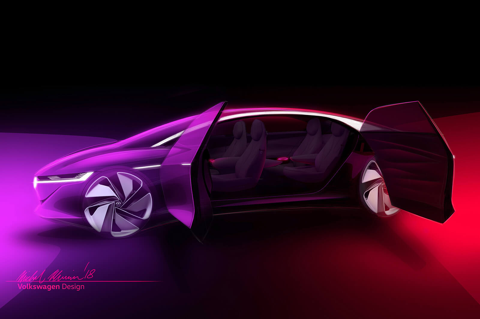 Volkswagen I.D. Vizzion Concept exterior
