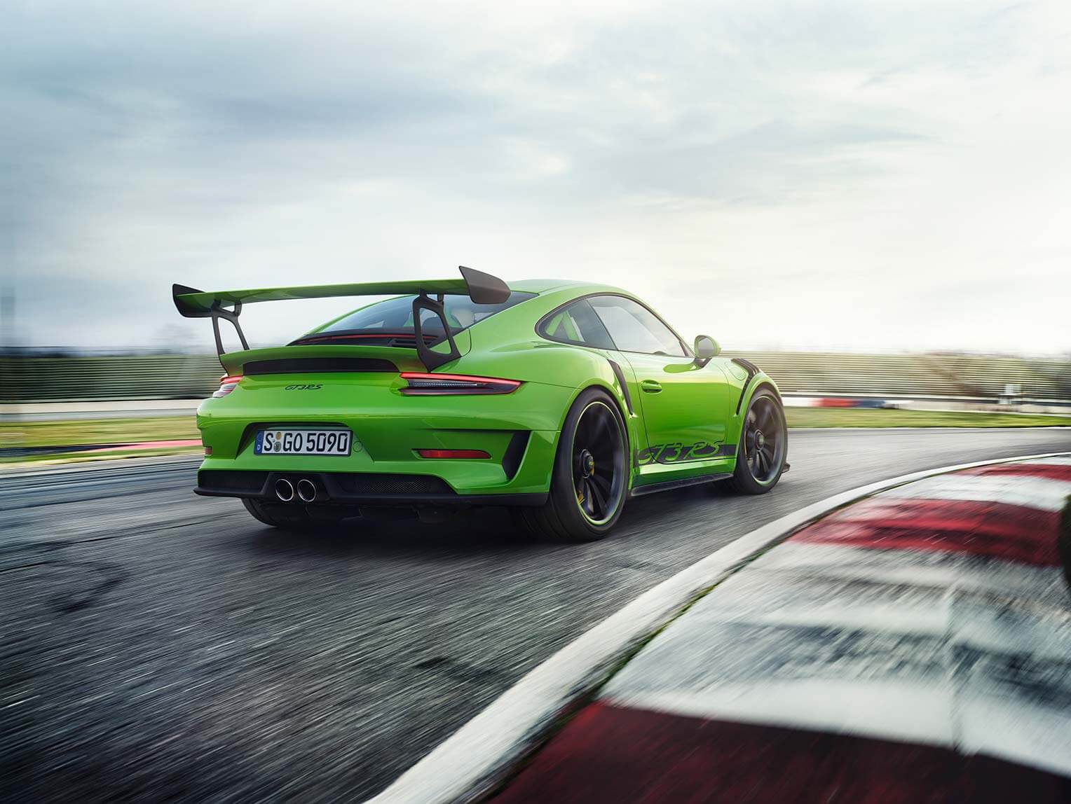porsche gt3 rs trasera