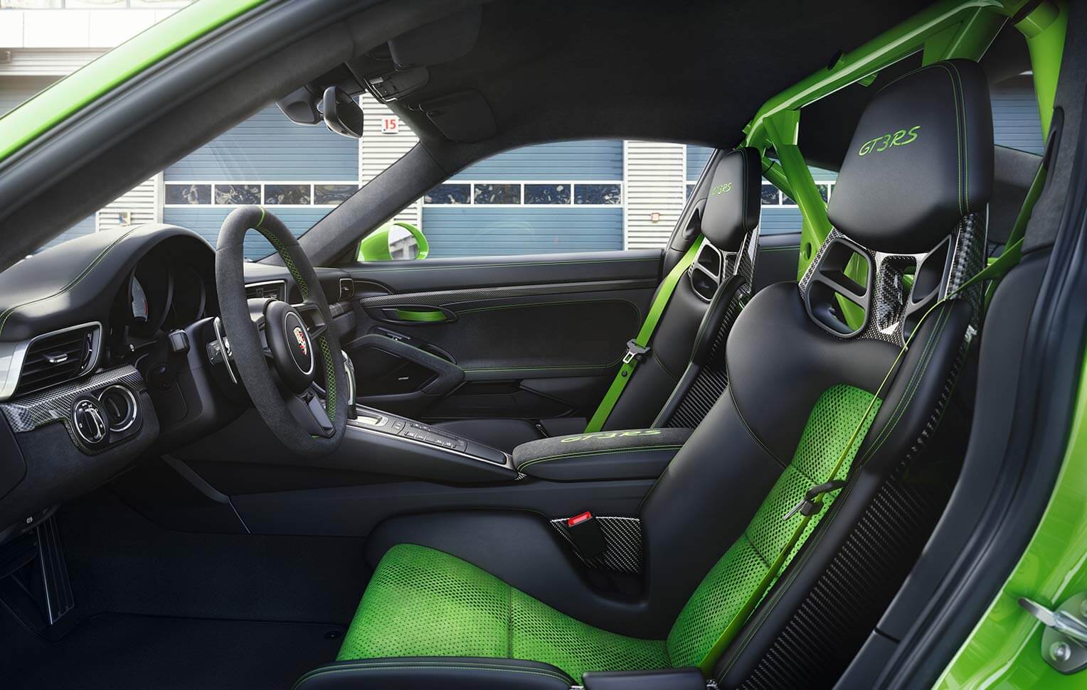 porsche gt3 rs interior