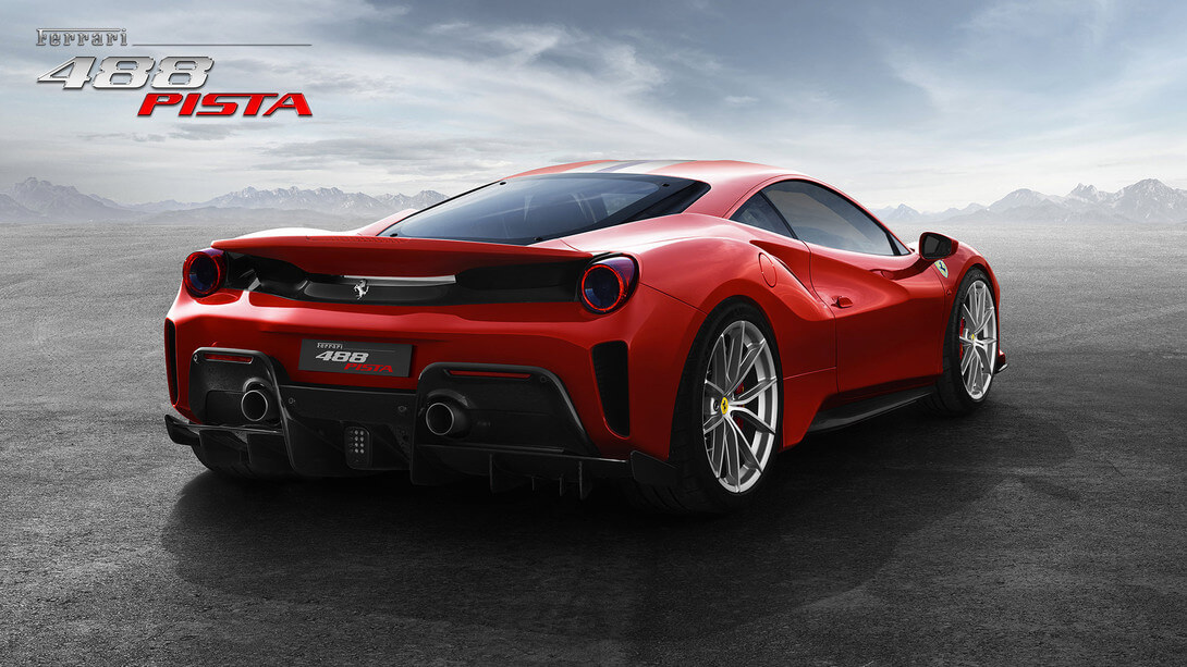 Ferrari 488 Pista Trasera
