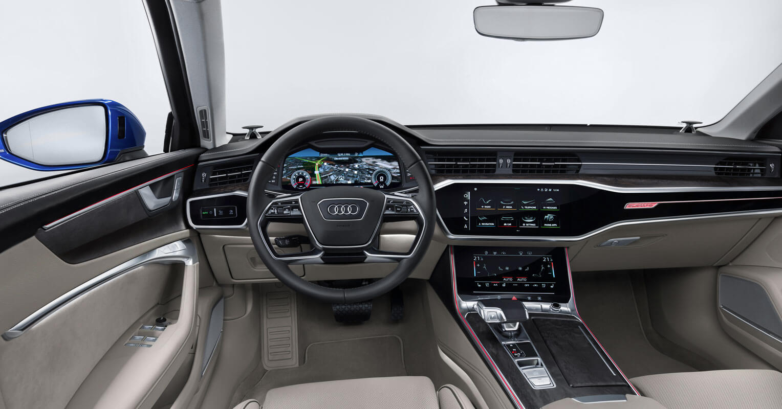 Audi A6 Avant 2018 azul