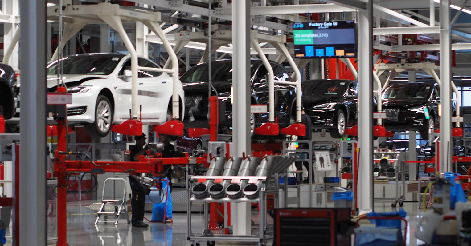 tesla model 3 factory