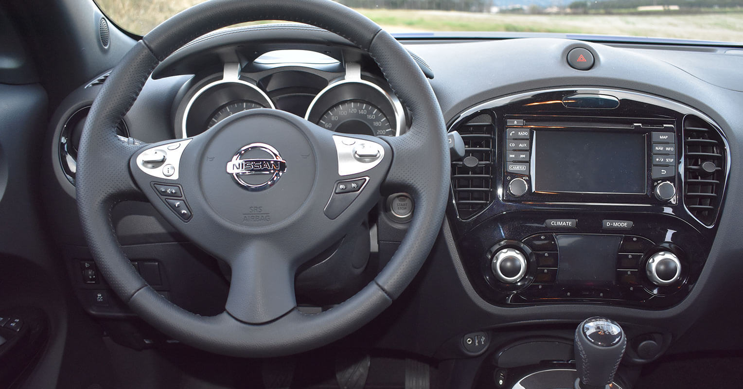 Interior del Nissan Juke