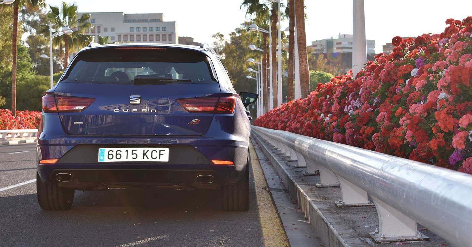 Trasera del SEAT León ST Cupra 300