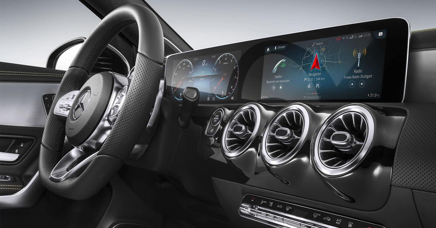Interior del Mercedes-Benz Clase C 2018
