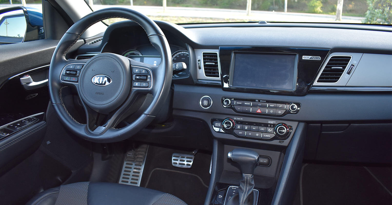 Interior del Kia Niro