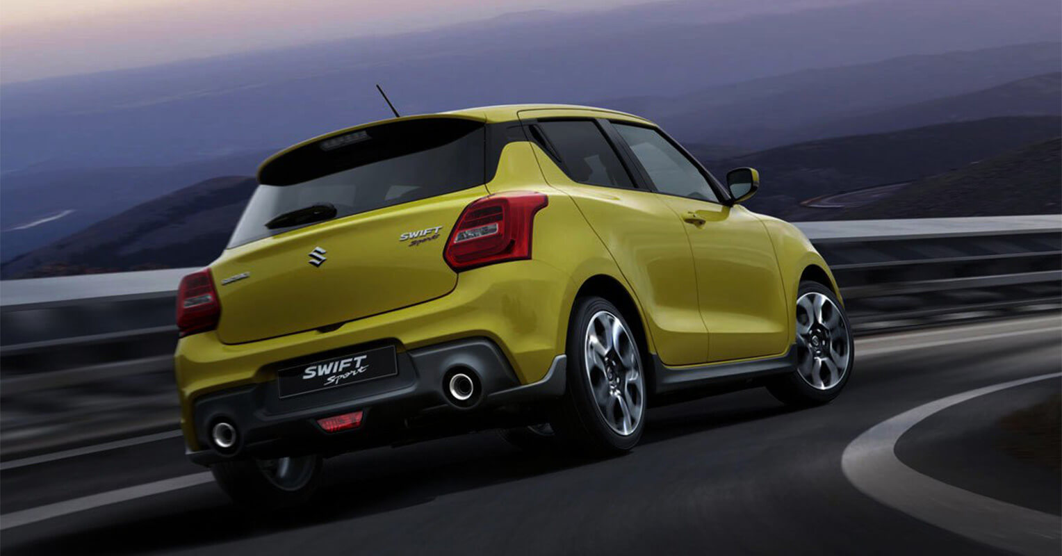 Trasera del Suzuki Swift Sport 2018