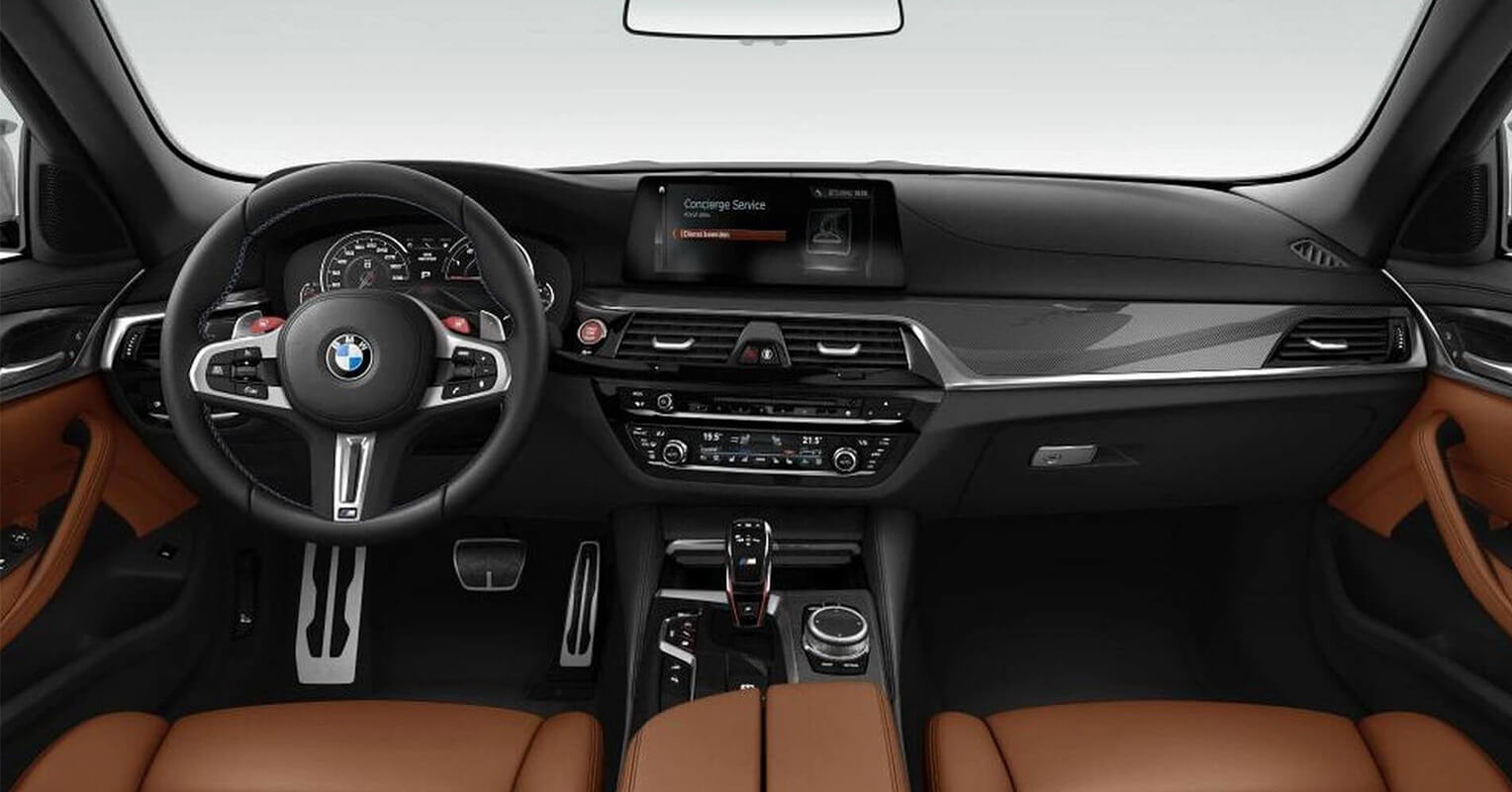 Interior del BMW M5 Competition 2018