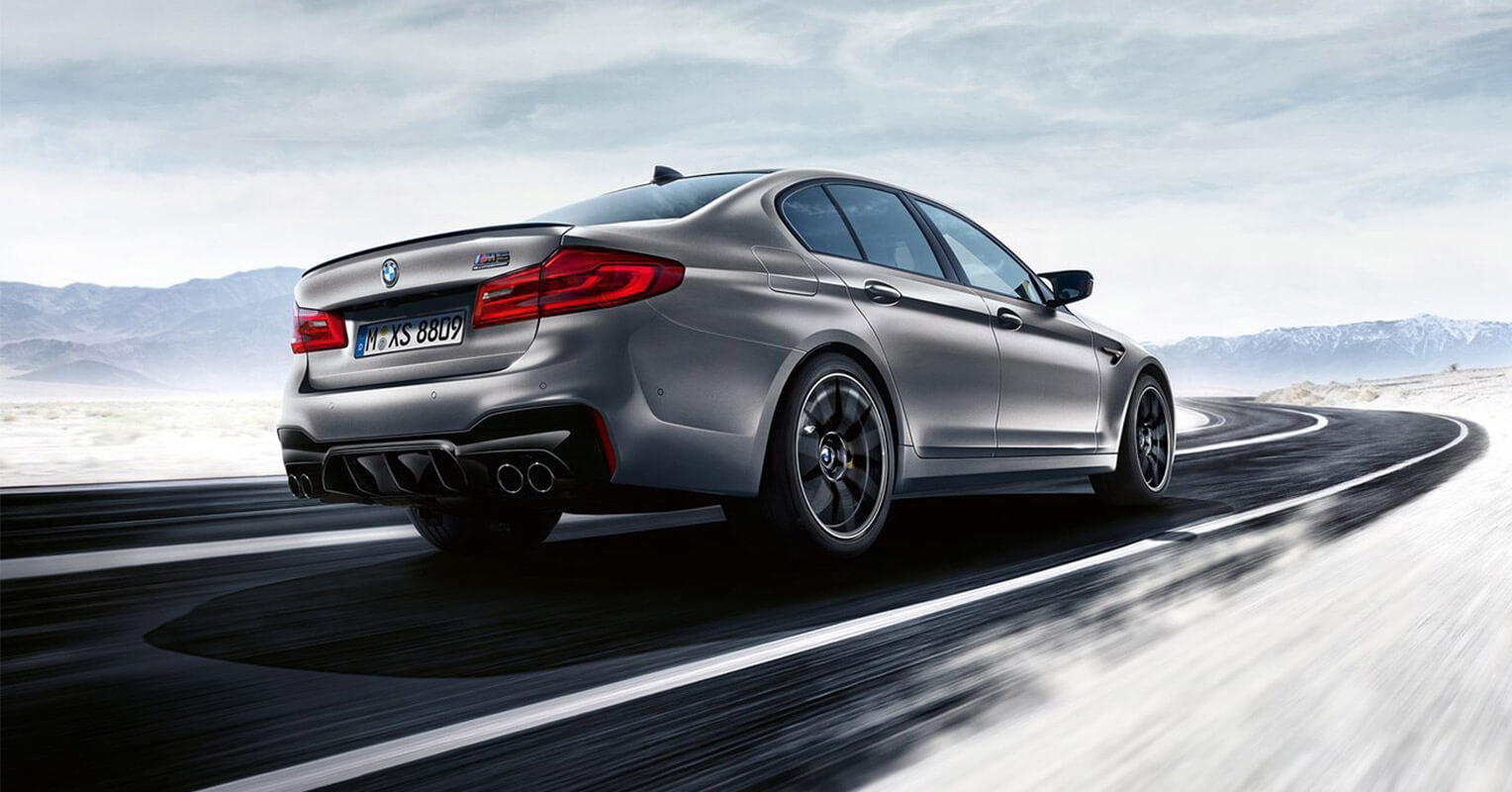 Trasera del BMW M5 Competition 2018
