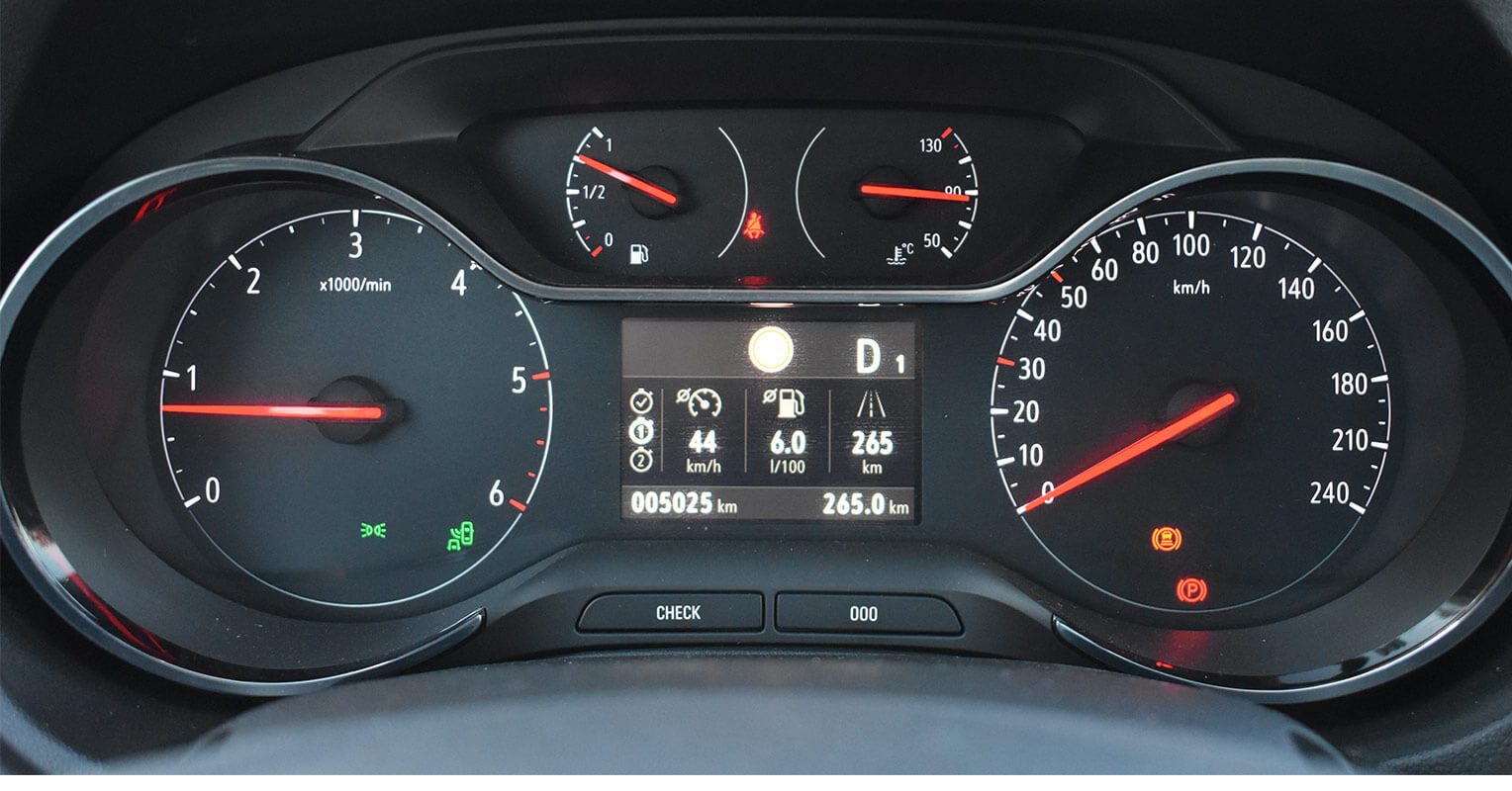 Cuadro de instrumentación del Opel Grandland X
