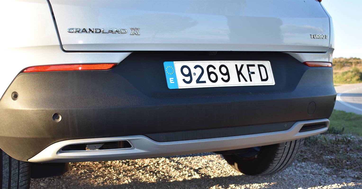 Difusor trasero del Opel Grandland X