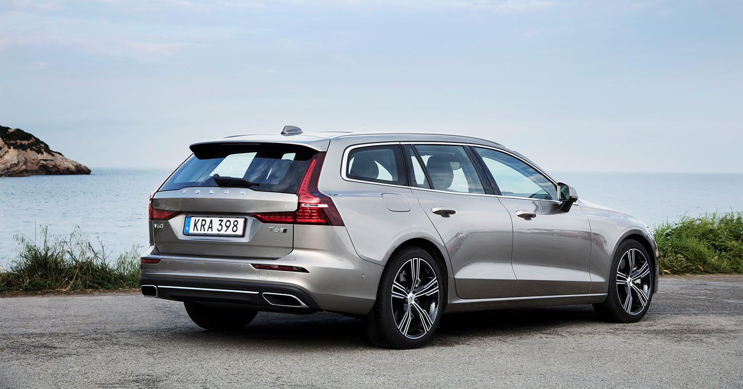 Trasera del Volvo V60 2018
