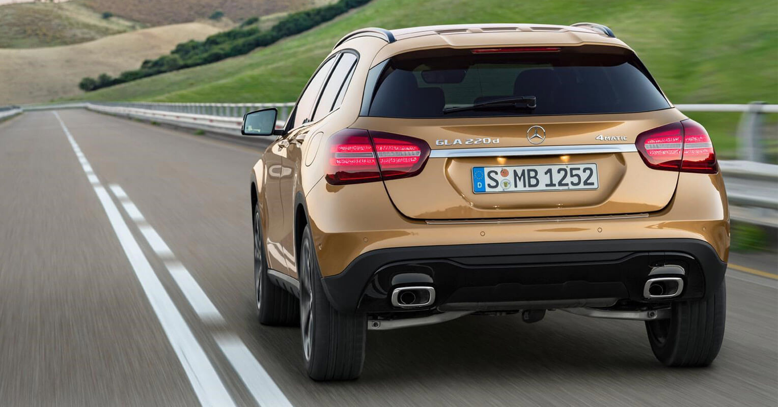 Trasera del Mercedes-Benz GLA