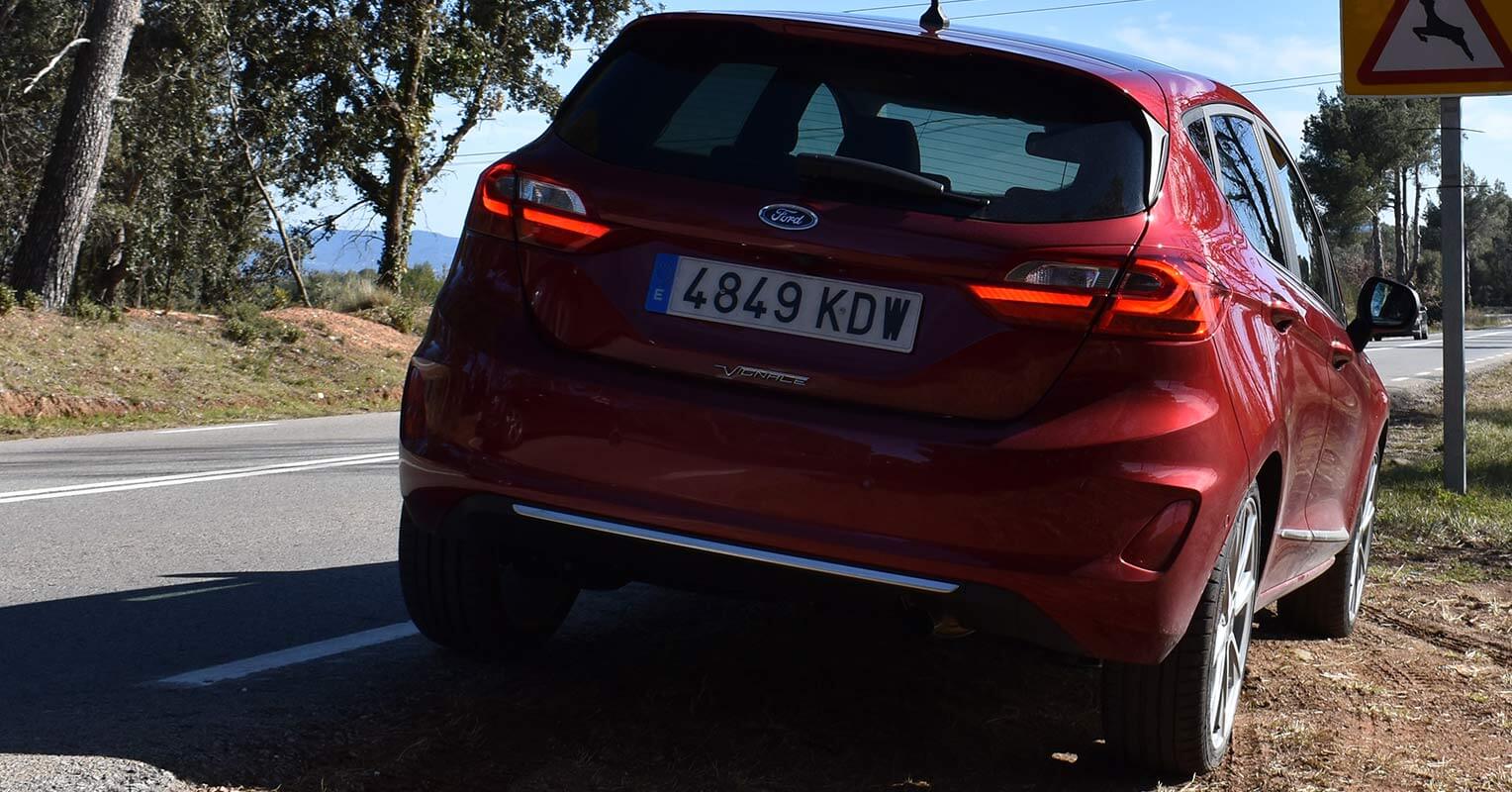 Trasera del Ford Fiesta 2018