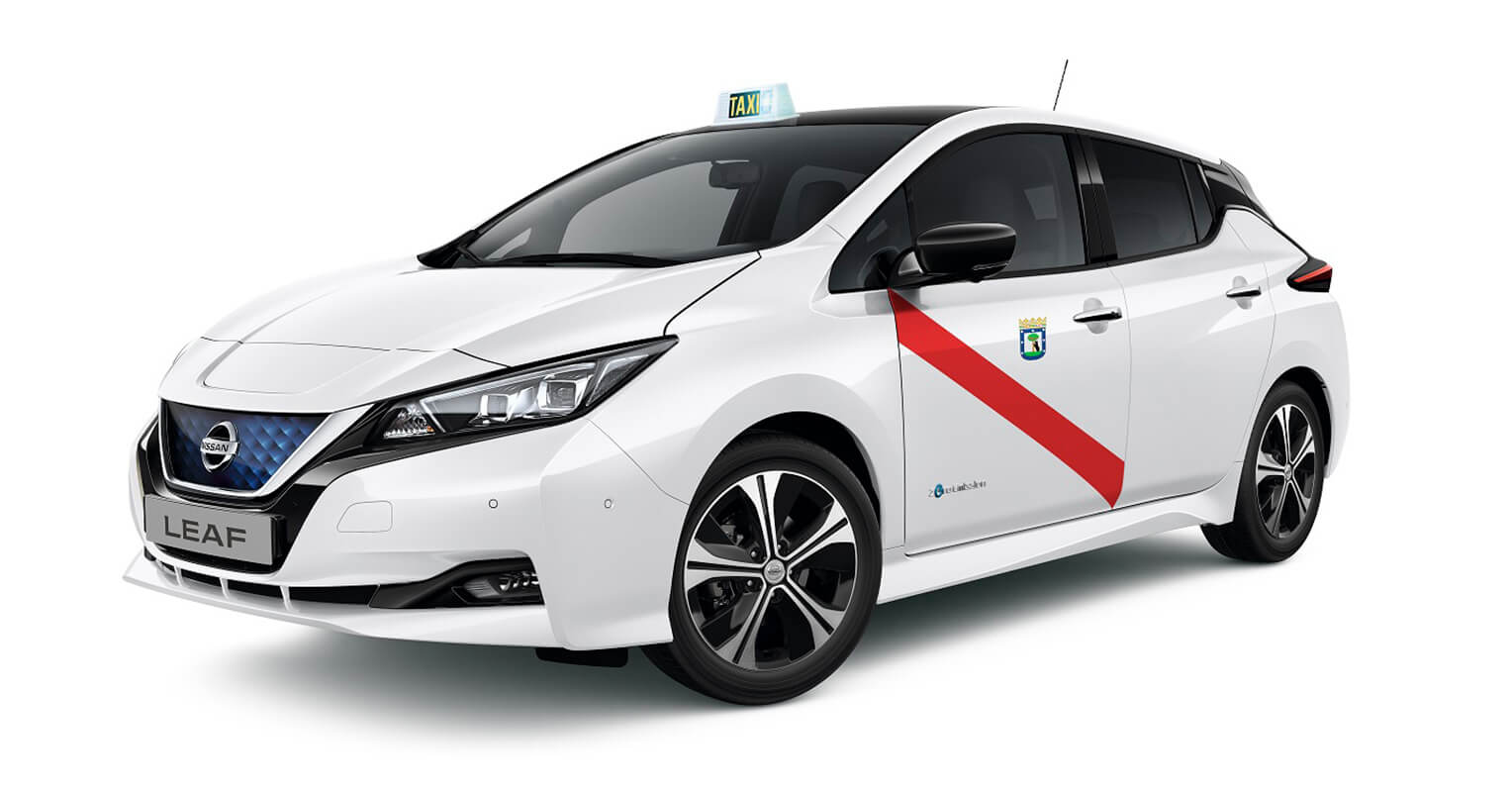 Nissan Leaf taxi Madrid