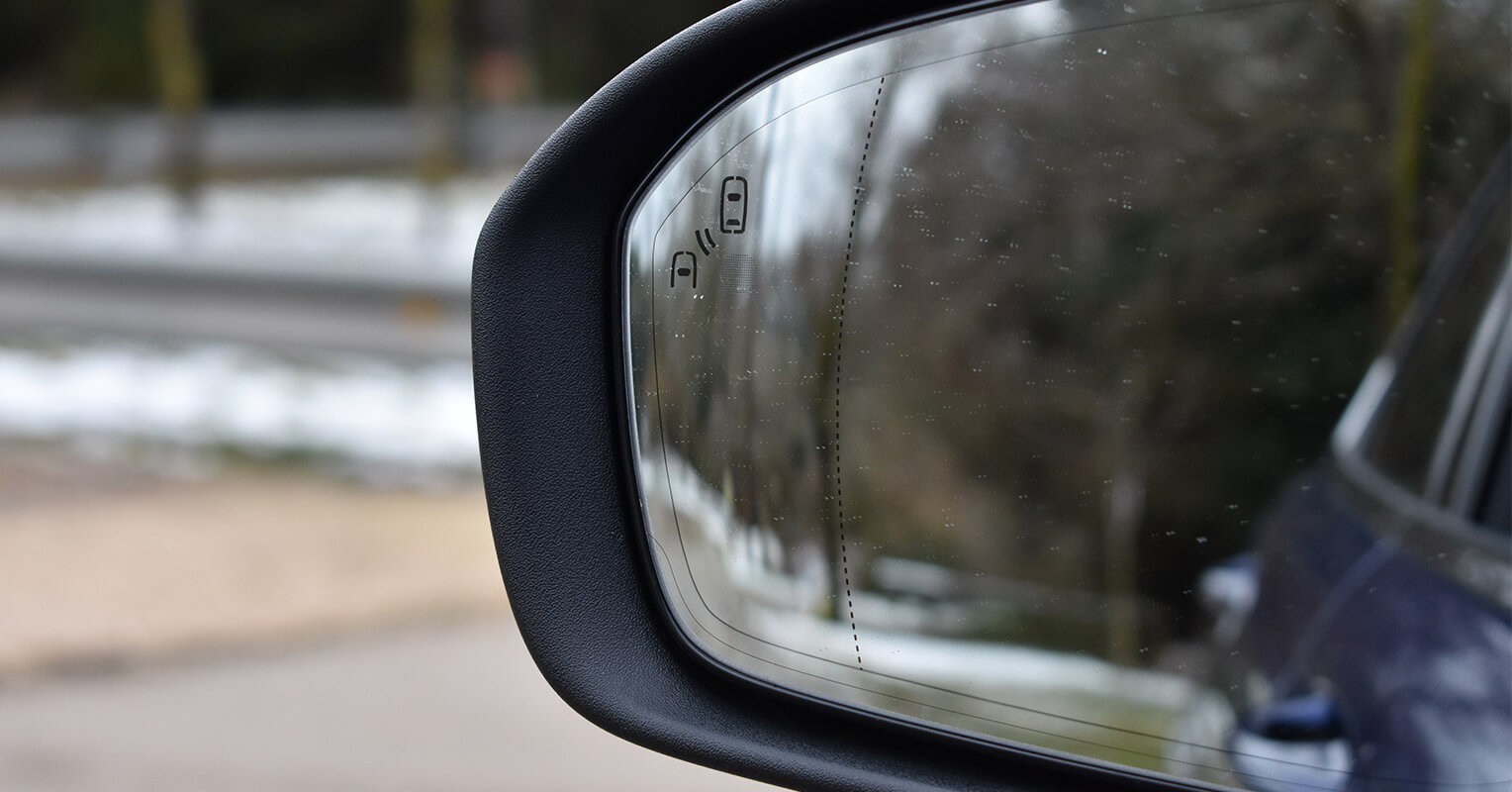 Espejo retrovisor del Ford Mondeo híbrido