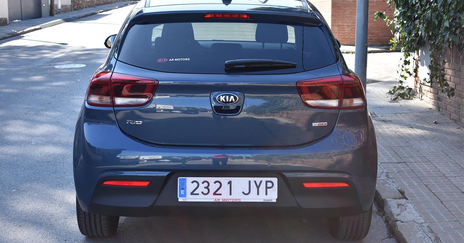 Culo del Kia Rio 2018