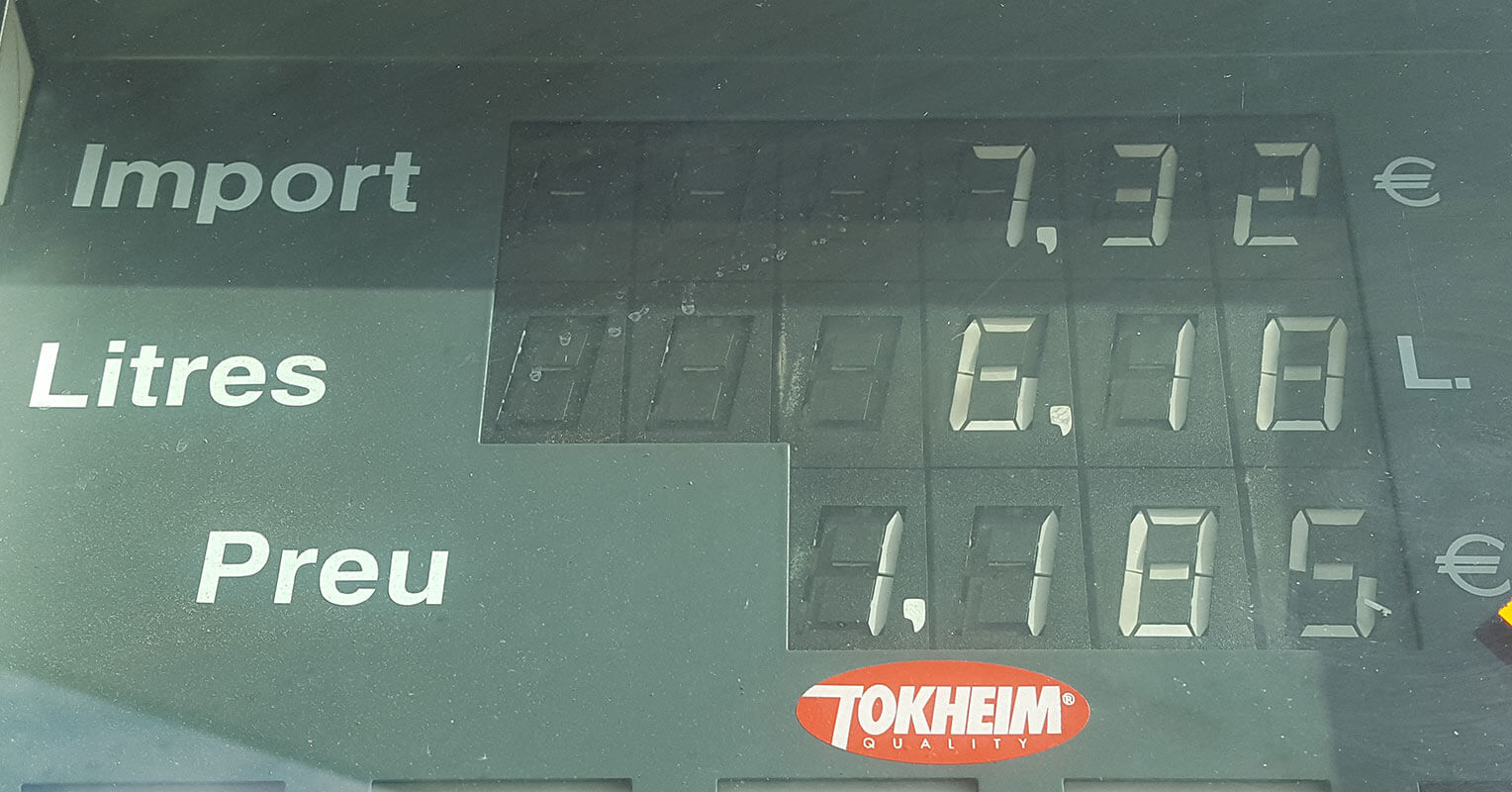 Surtidor de gasolina del Opel Grandland X