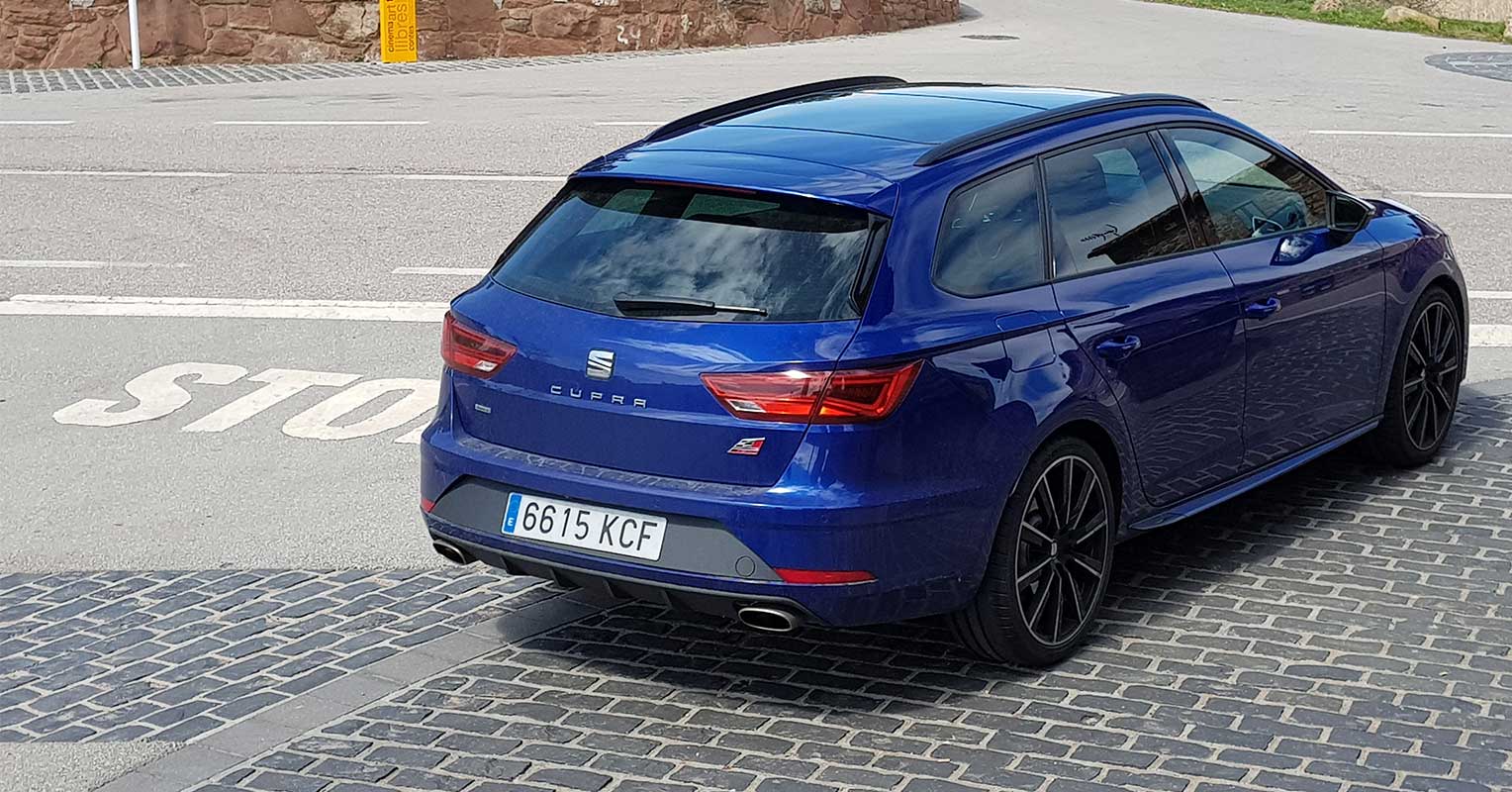 Trasera del SEAT León ST