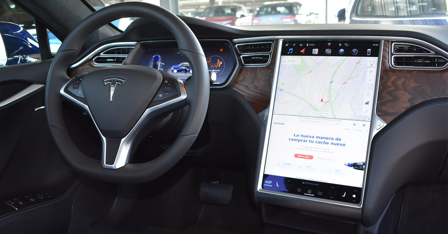 Interior del Tesla Model S