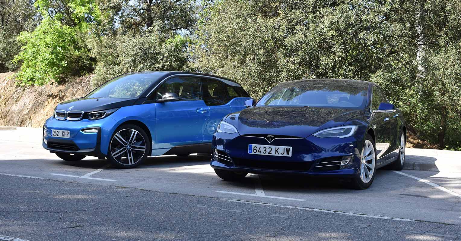 BMW i3 2018 y Tesla Model S 2018