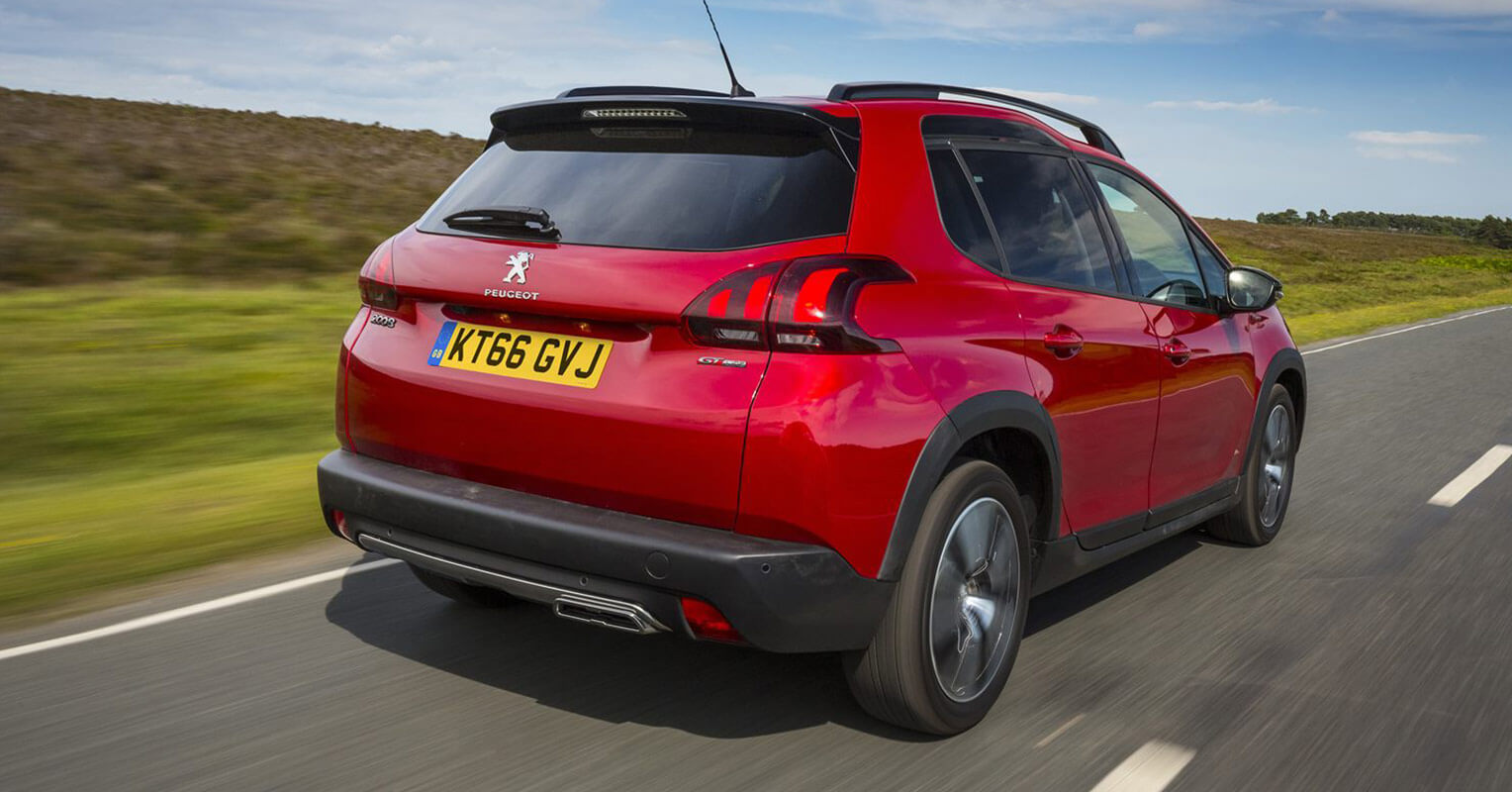 Trasera del Peugeot 2008