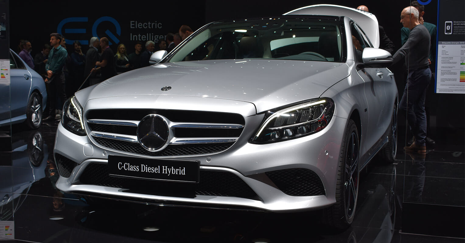 Frontal del Mercedes-Benz Clase C
