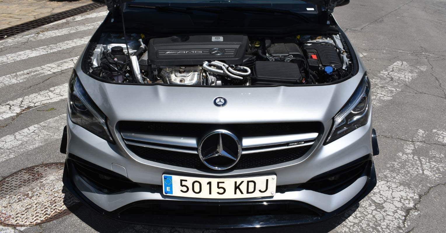 Motor del Mercedes-AMG CLA 45