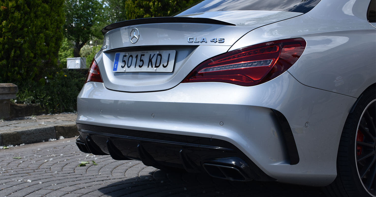 Trasera del Mercedes-AMG CLA 45