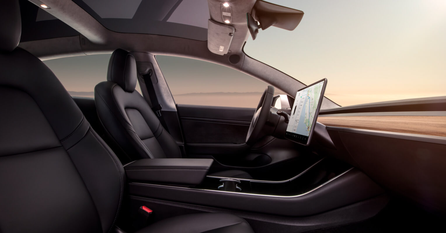 Model 3 interior