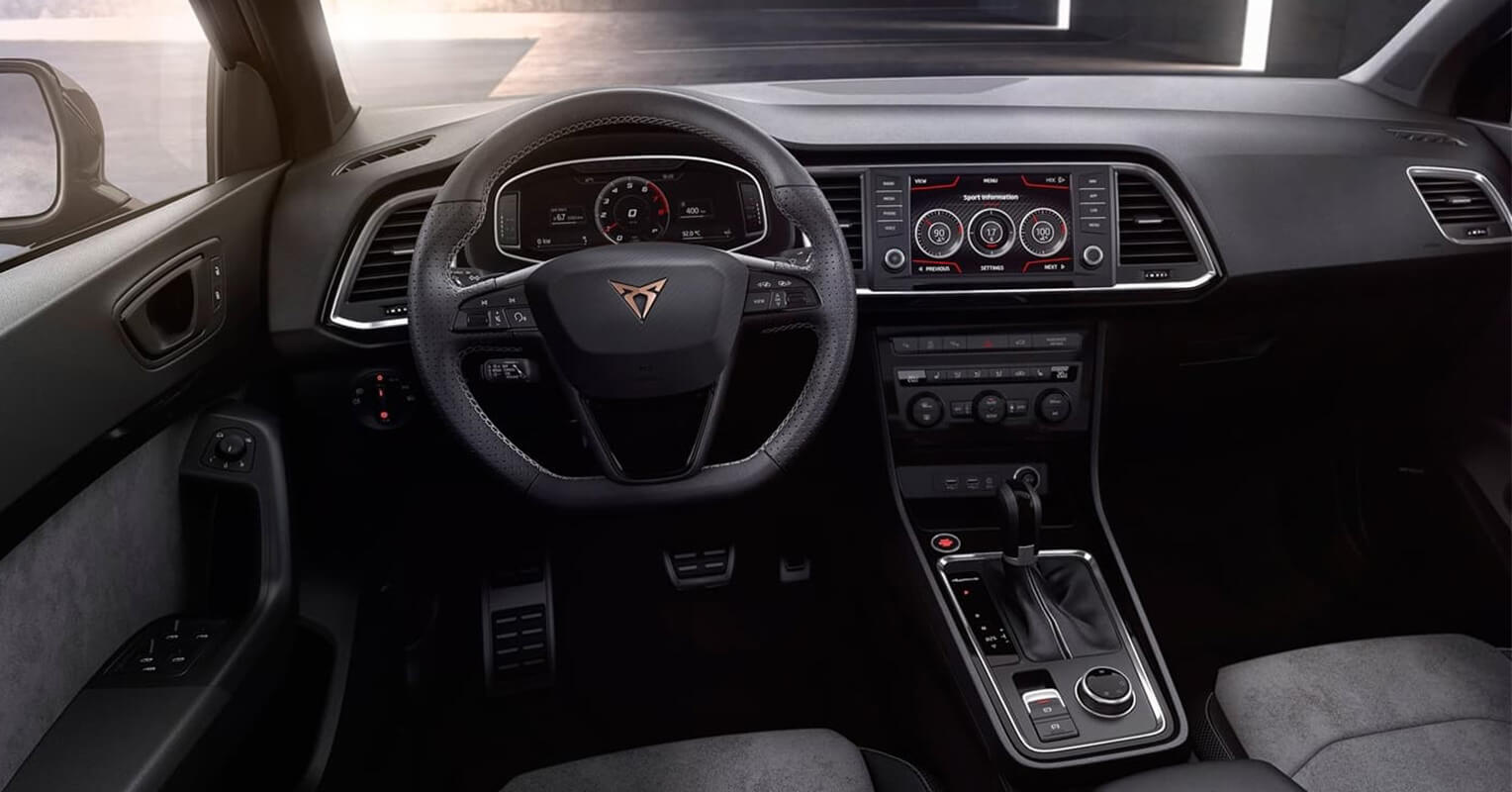 Interior del Cupra Ateca