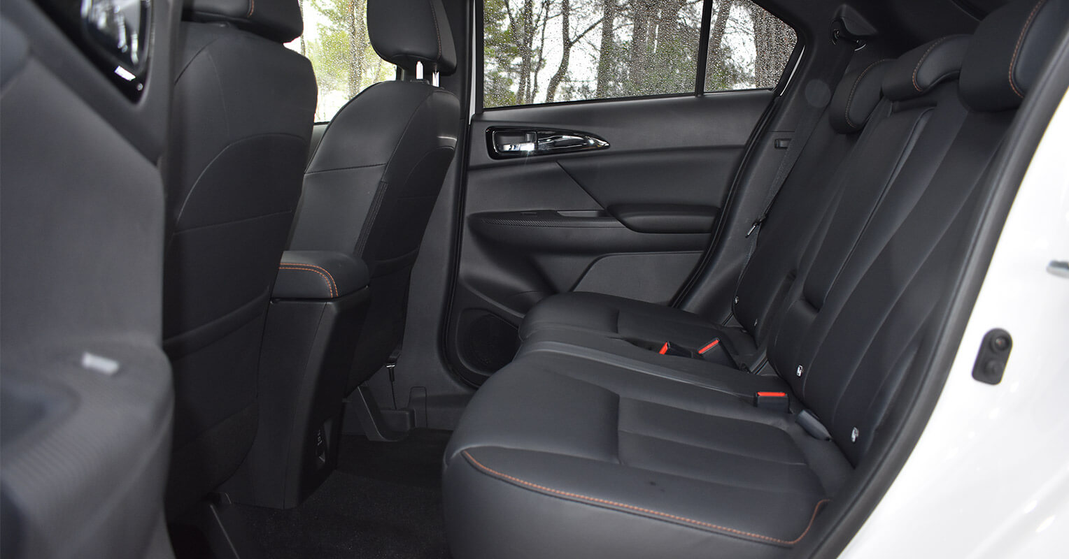 Plazas traseras del Mitsubishi Eclipse Cross