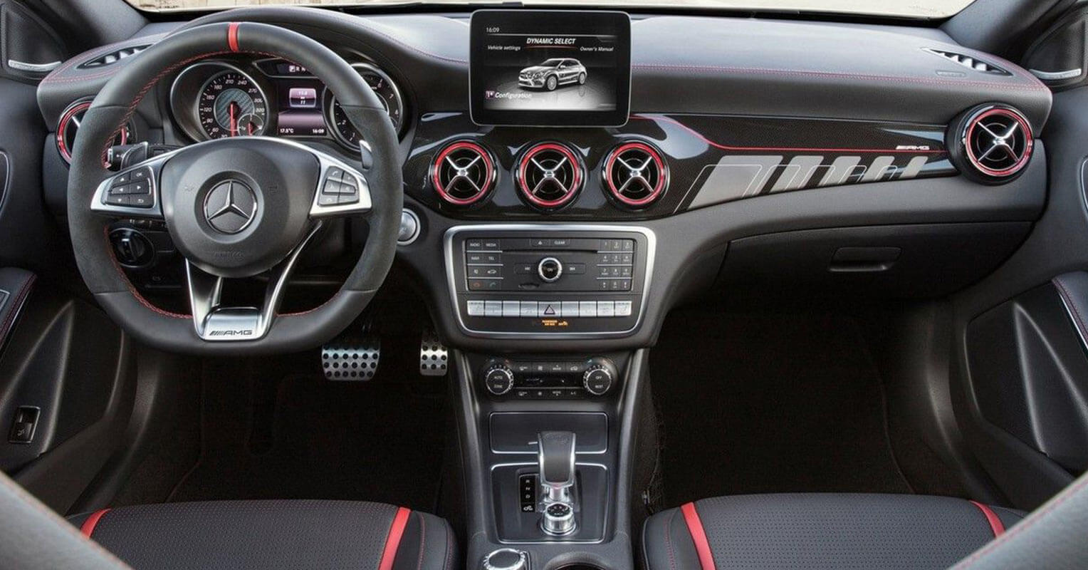 Interior del Mercedes-Benz GLA 2018