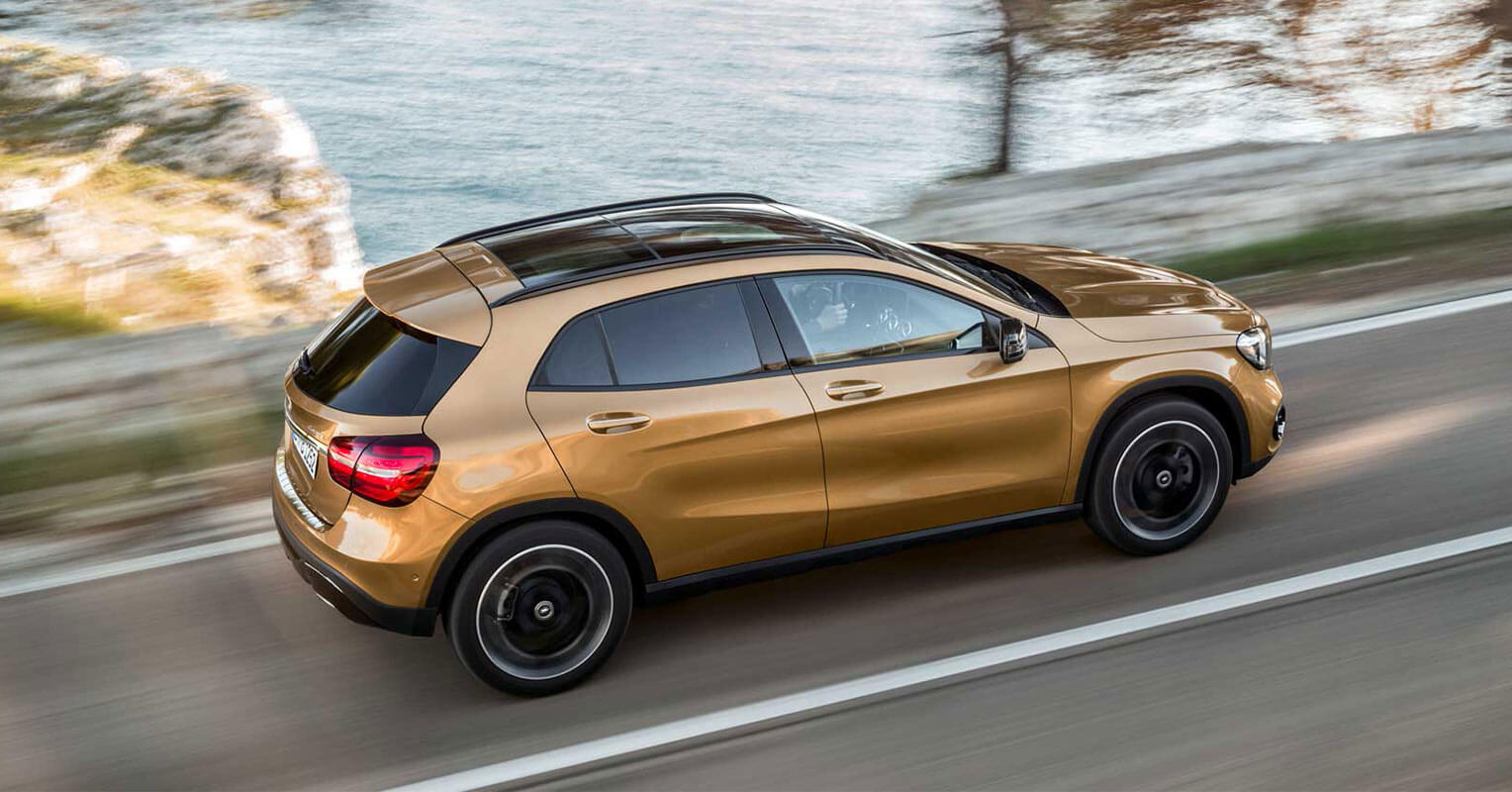 Trasera del Mercedes-Benz GLA 2018