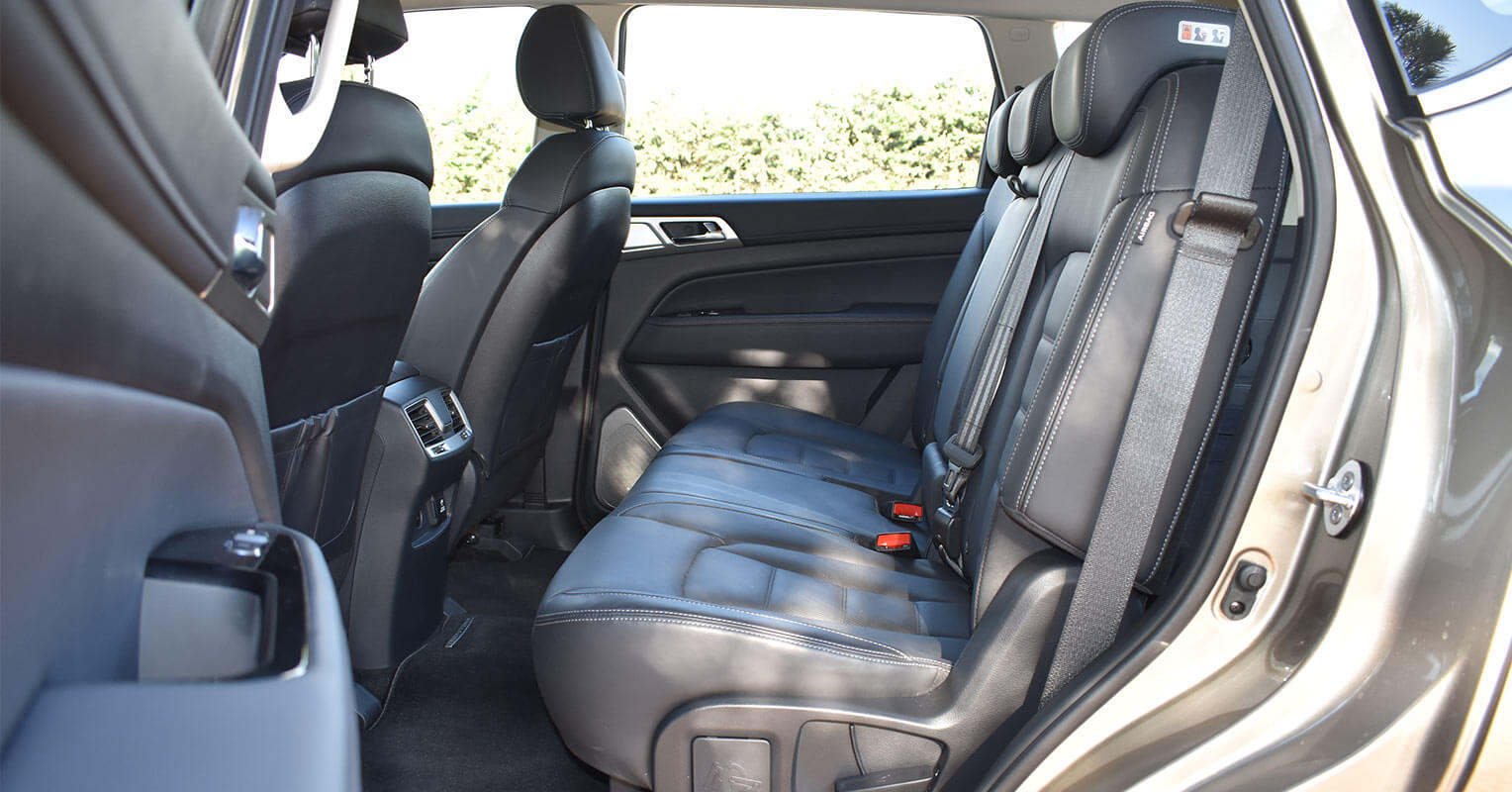 Plazas traseras del SsangYong Rexton 2018