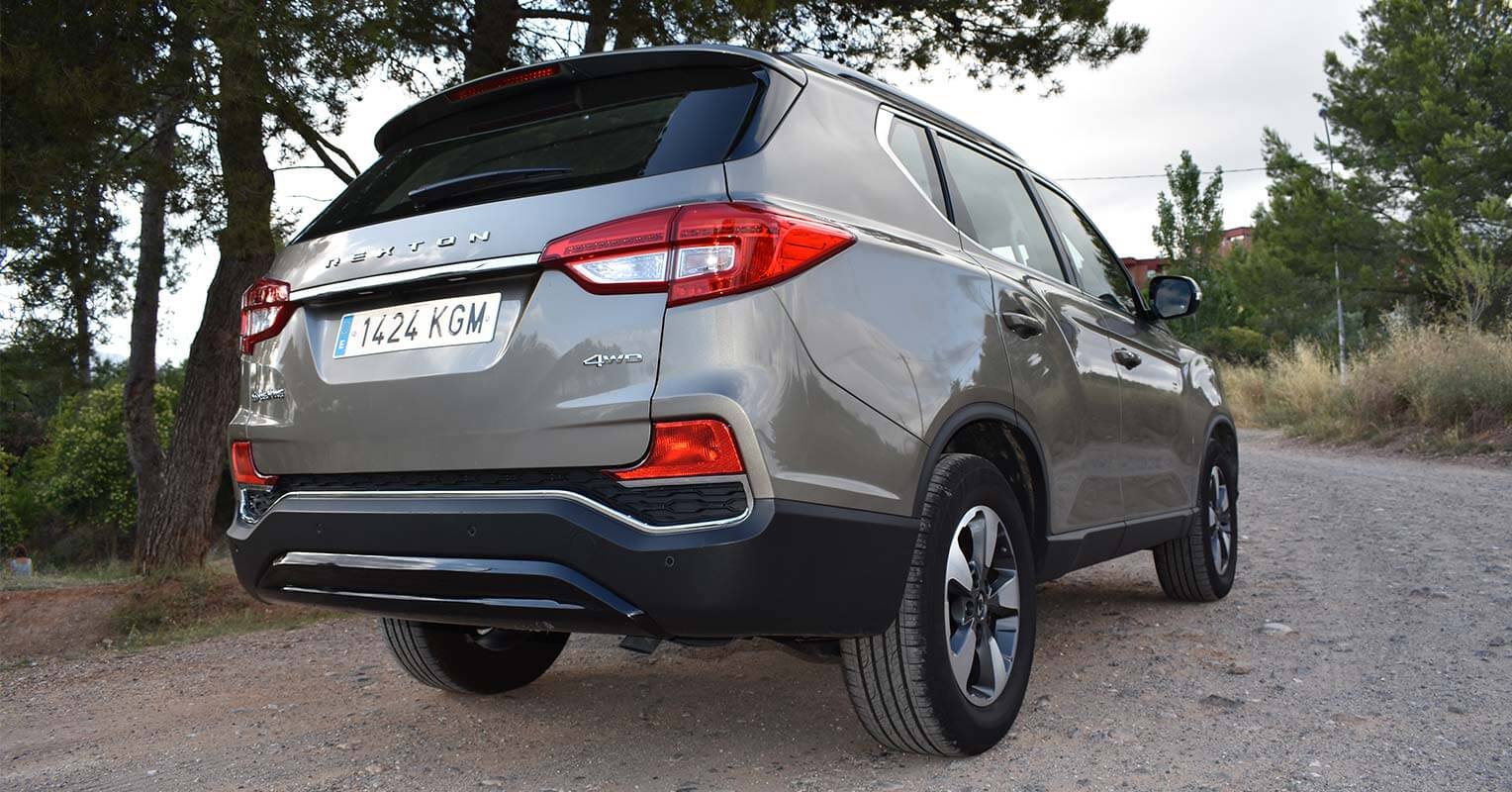 Trasera del SsangYong Rexton 2018