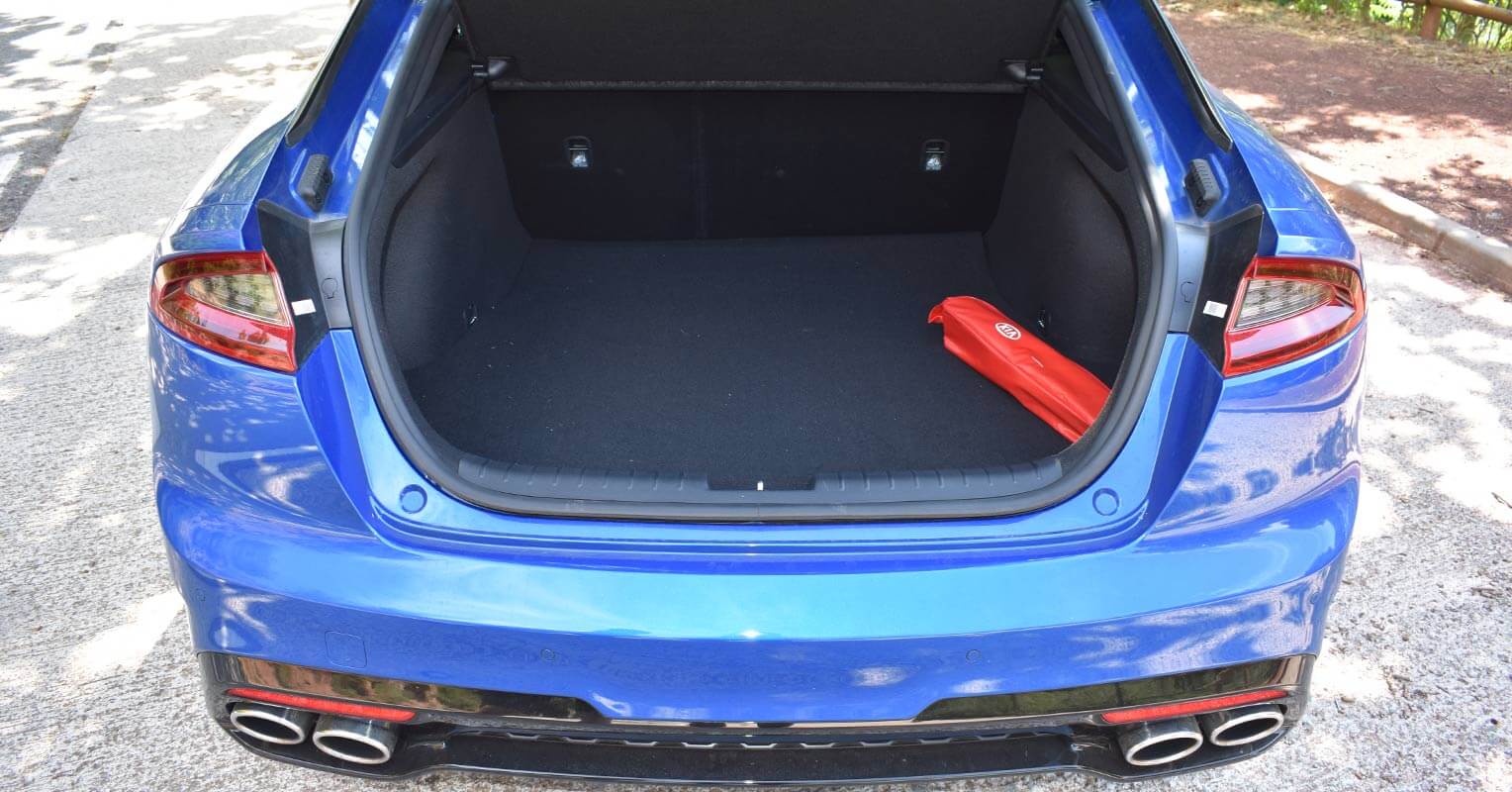 Maletero del Kia Stinger