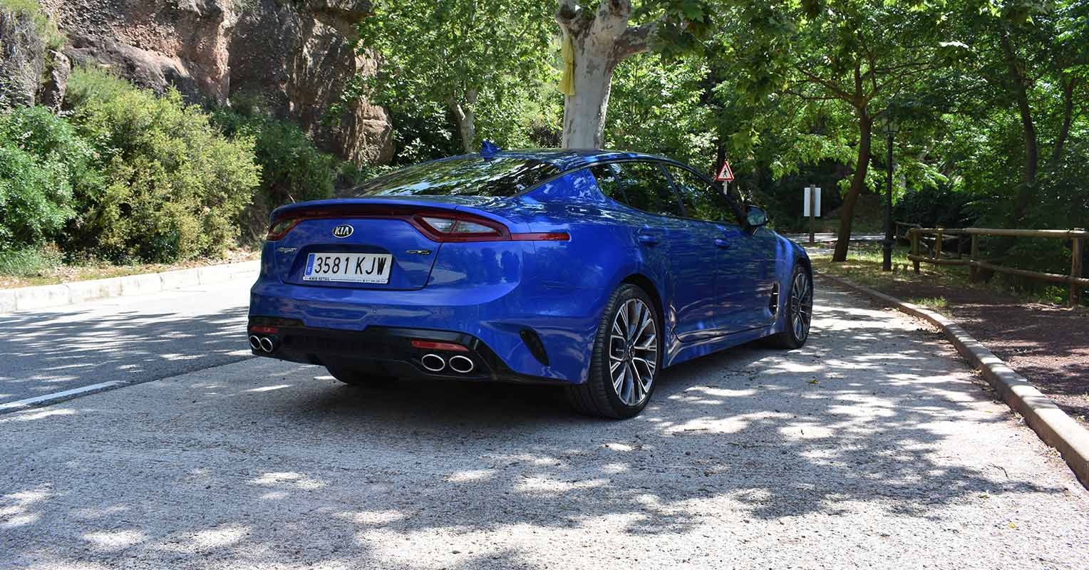 Trasera del Kia Stinger 2018