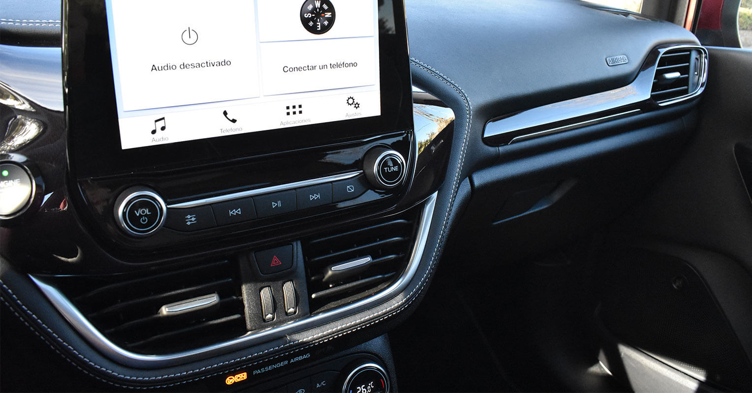 Interior del Ford Fiesta 2018