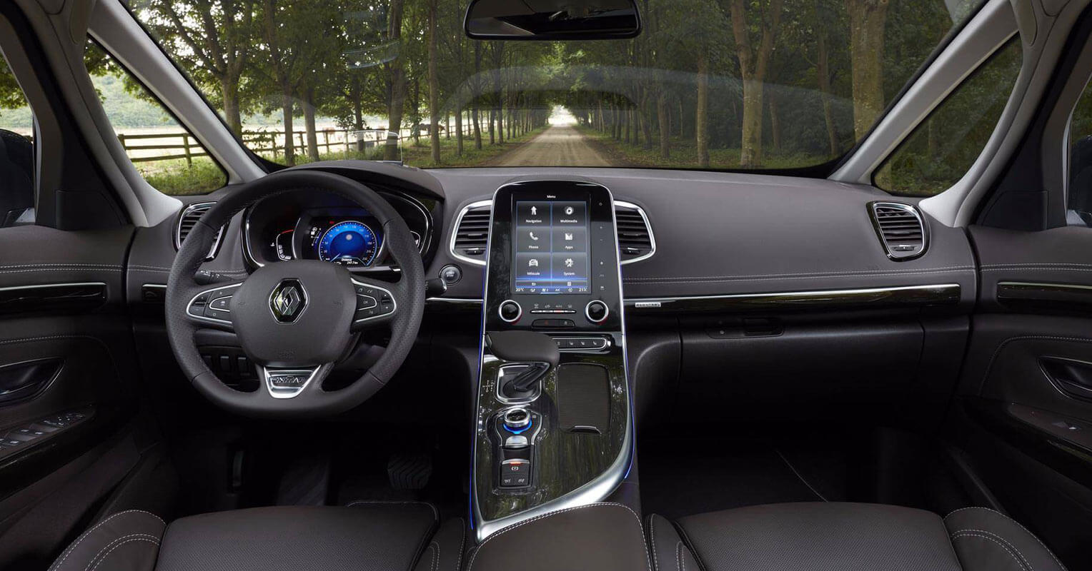 Interior del Renault Espace 2018