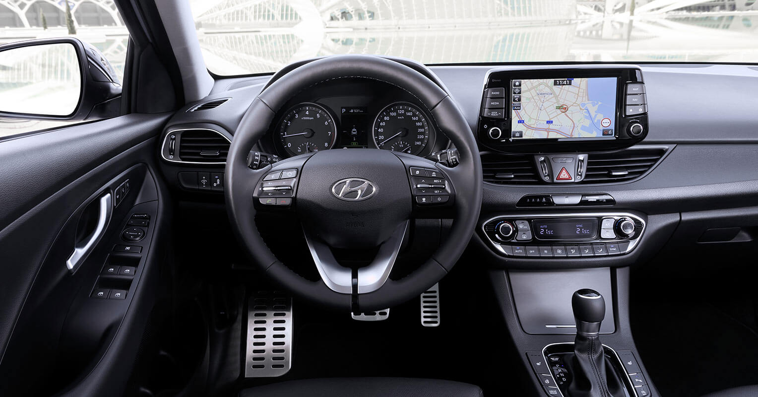 Interior del Hyundai i30 Fastback 2018