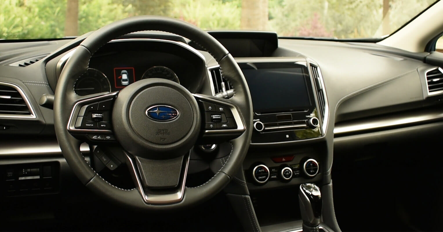 Interior del Subaru Impreza