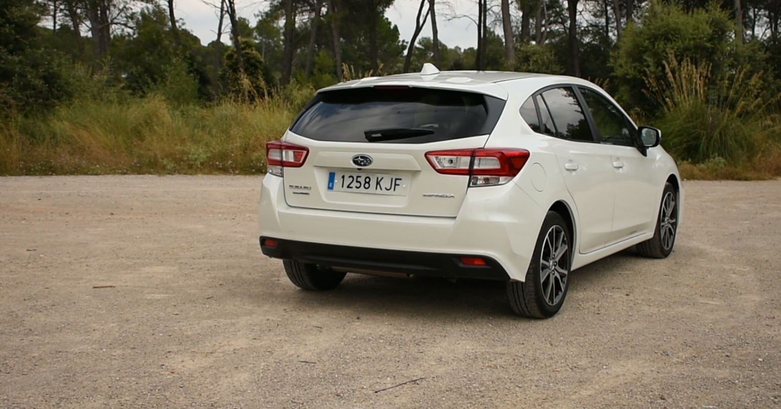 Trasera del Subaru Impreza