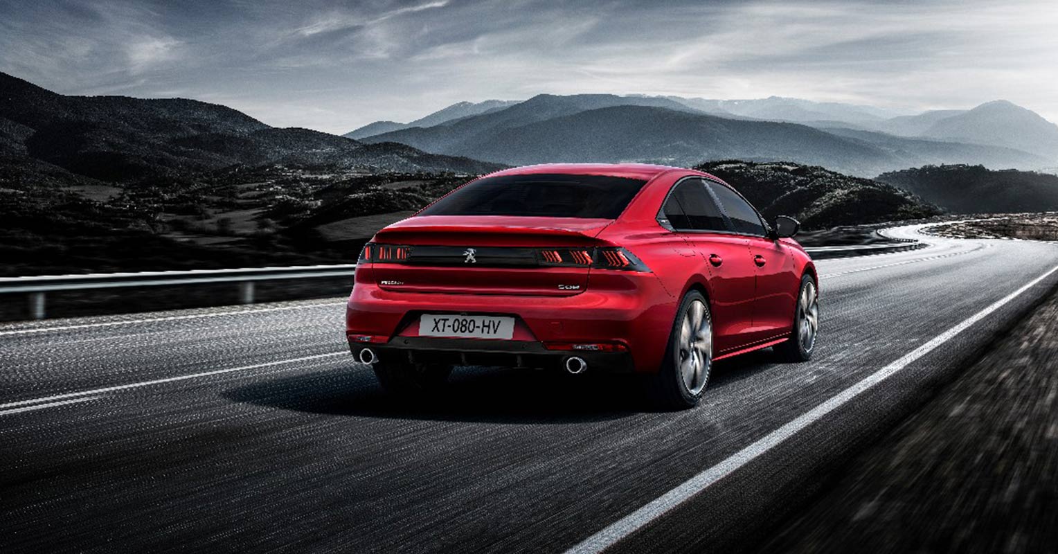 Trasera del Peugeot 508 2018