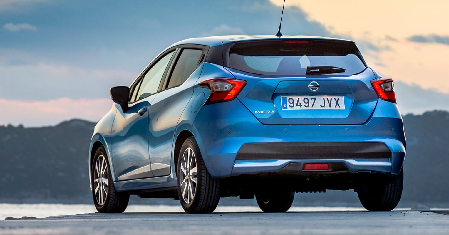 Trasera del Nissan Micra
