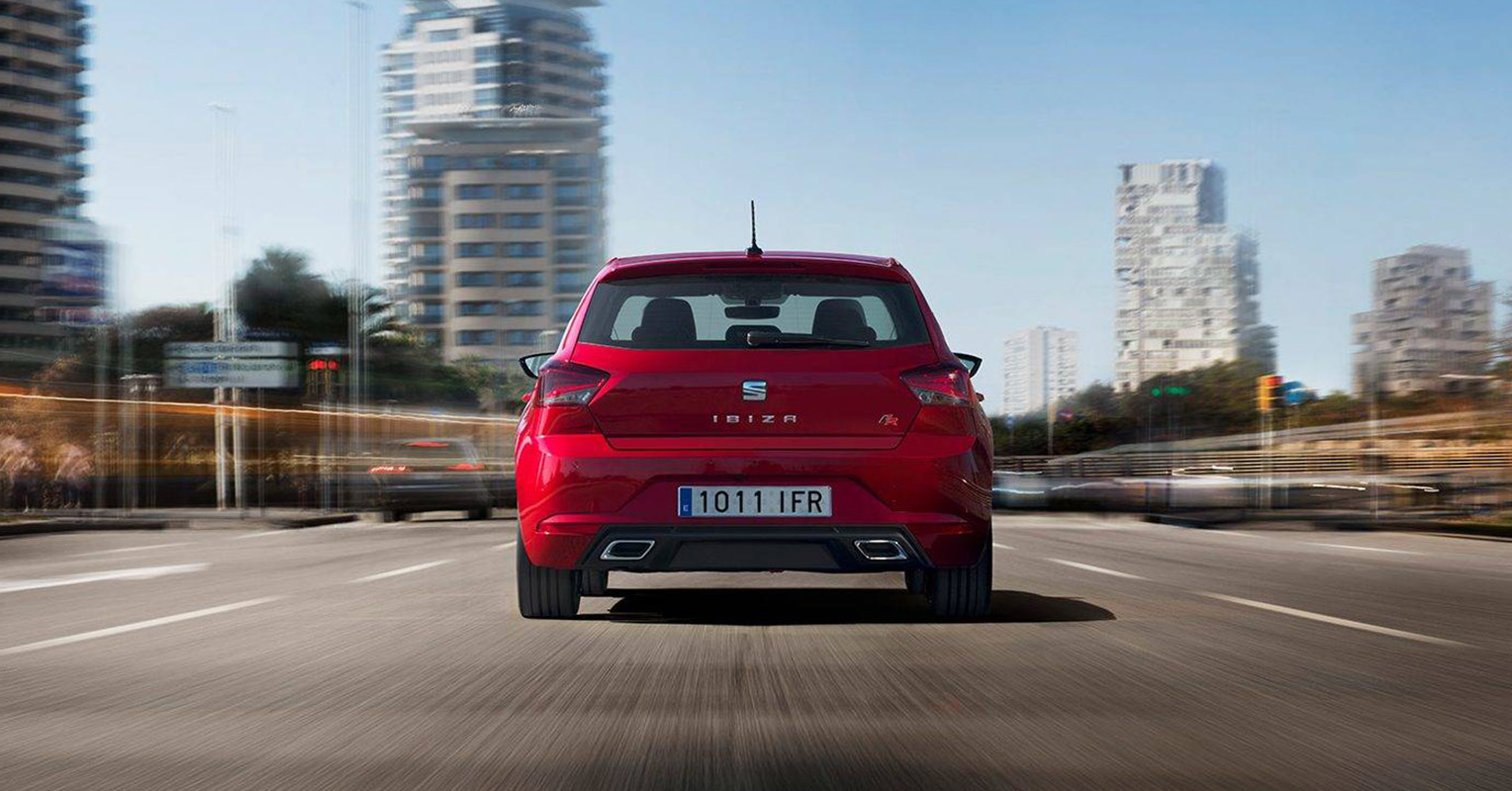 Trasera del SEAT Ibiza FR