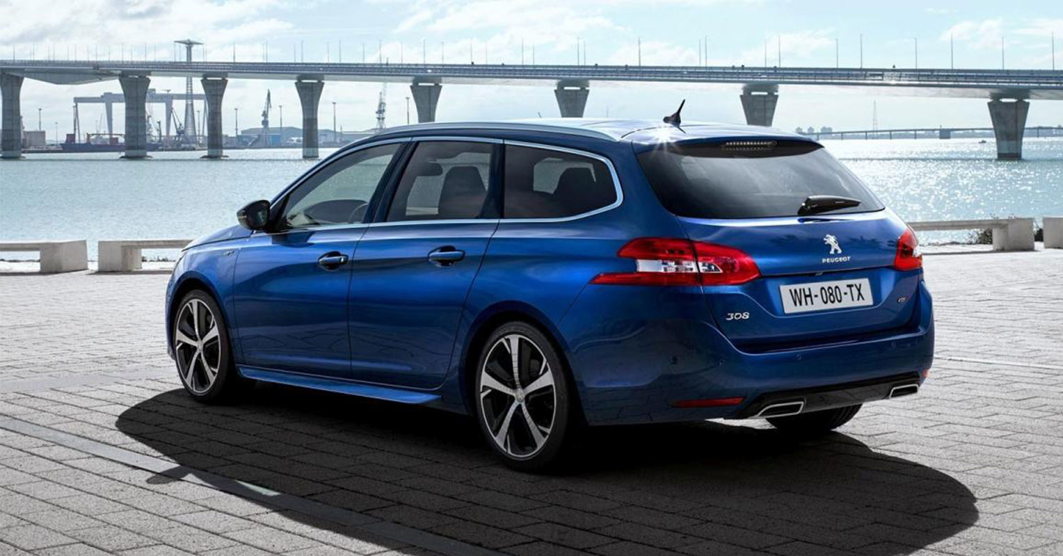 Trasera del Peugeot 308 SW