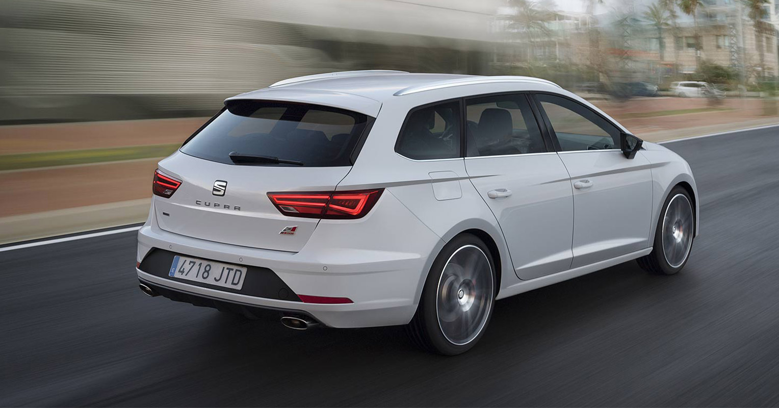 Trasera del SEAT León ST