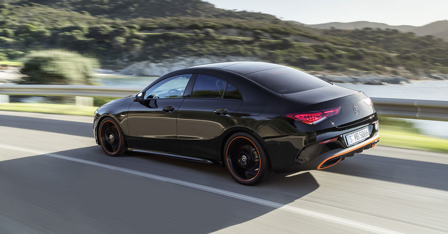 Trasera del Mercedes CLA 2019